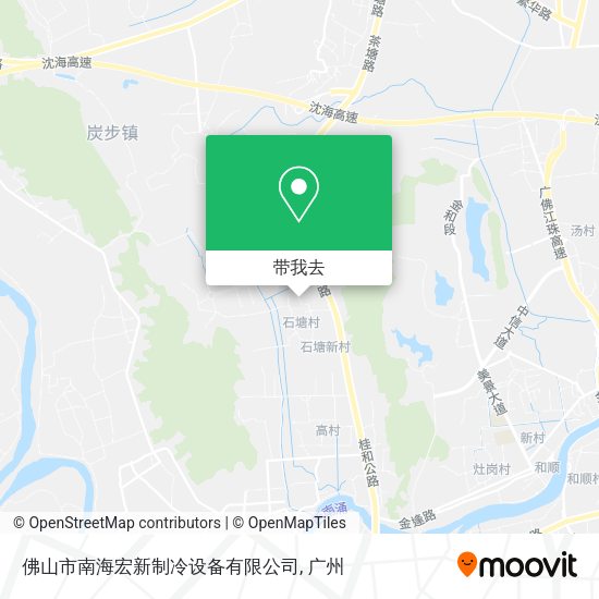 佛山市南海宏新制冷设备有限公司地图