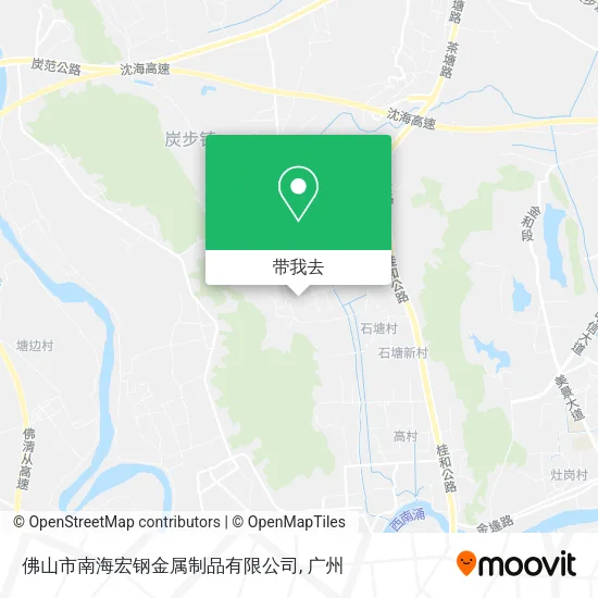 佛山市南海宏钢金属制品有限公司地图