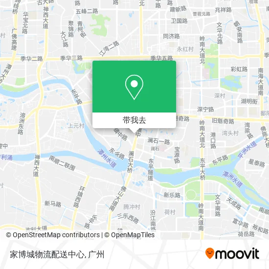 家博城物流配送中心地图