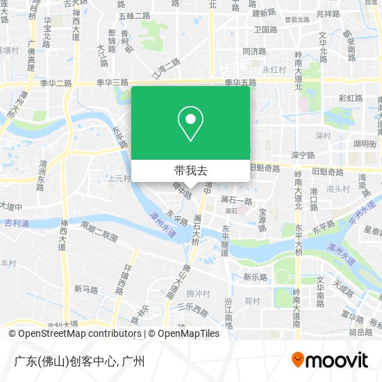 广东(佛山)创客中心地图