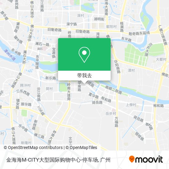 金海海M-CITY大型国际购物中心-停车场地图