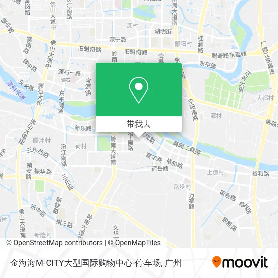 金海海M-CITY大型国际购物中心-停车场地图