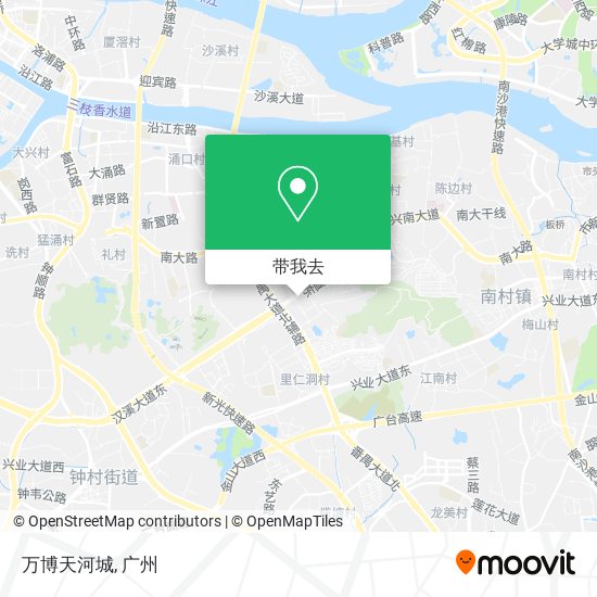 万博天河城地图