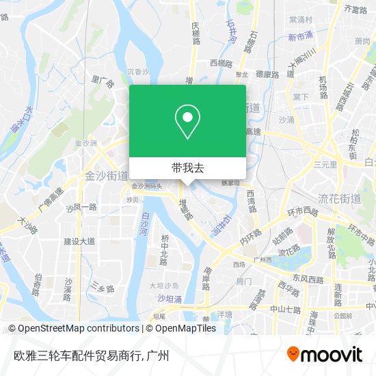 欧雅三轮车配件贸易商行地图