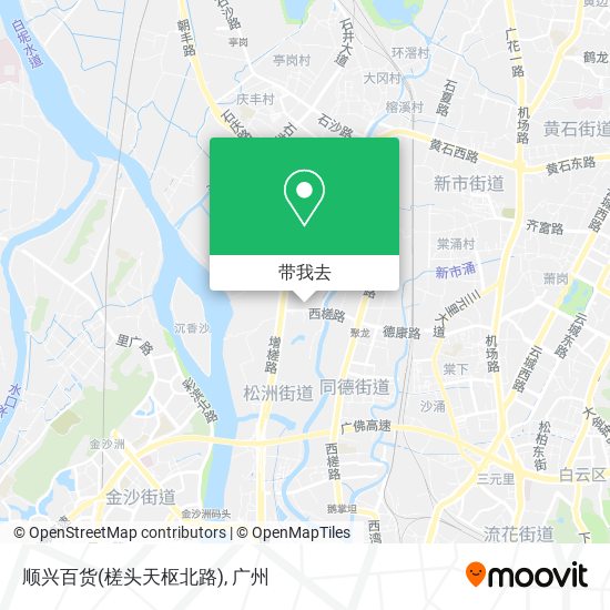 顺兴百货(槎头天枢北路)地图