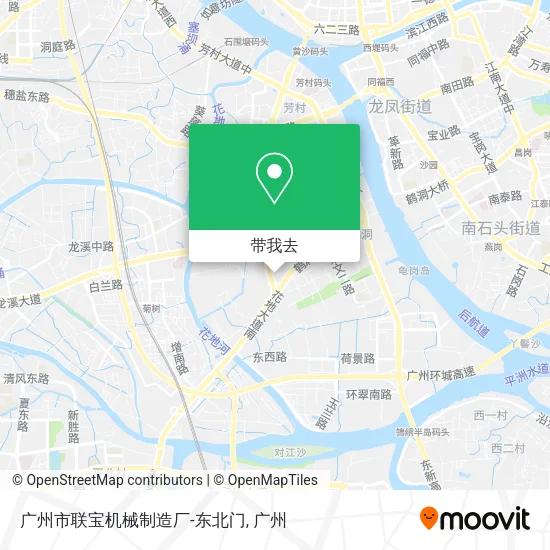 广州市联宝机械制造厂-东北门地图