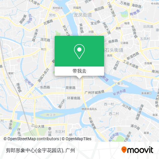 剪郎形象中心(金宇花园店)地图