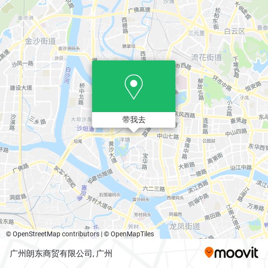 广州朗东商贸有限公司地图