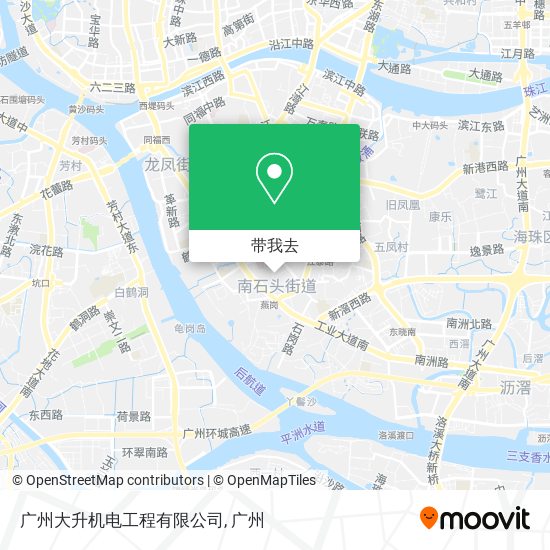 广州大升机电工程有限公司地图