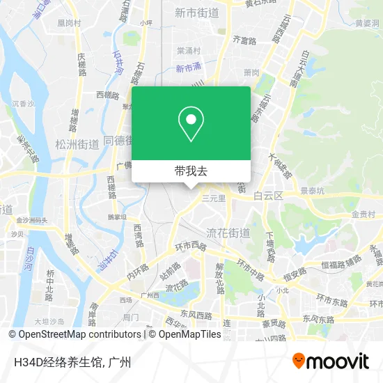 H34D经络养生馆地图