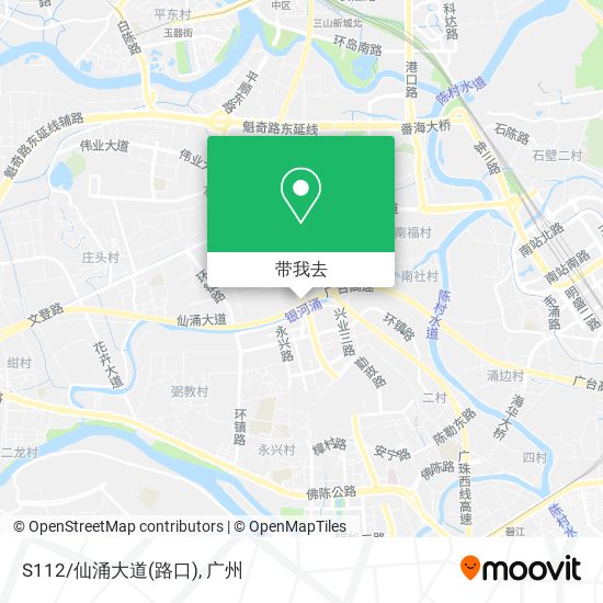 S112/仙涌大道(路口)地图