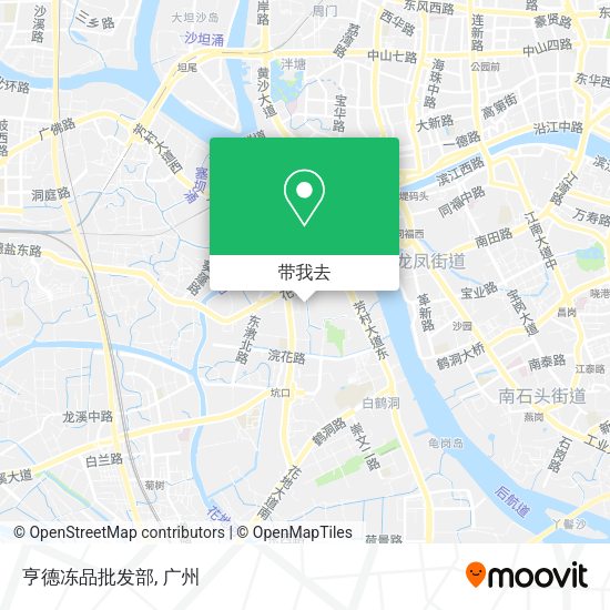 亨德冻品批发部地图