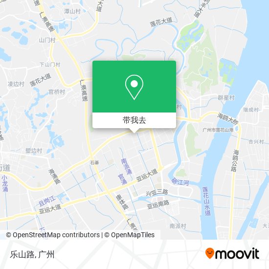 乐山路地图