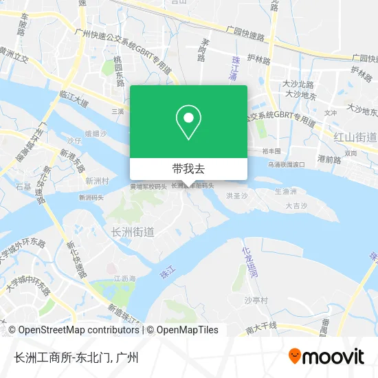长洲工商所-东北门地图