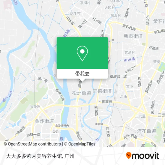 大大多多紫月美容养生馆地图