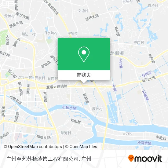 广州至艺苏杨装饰工程有限公司地图