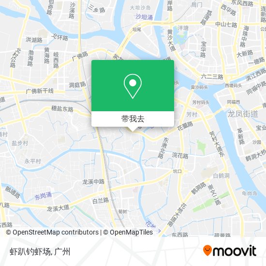 虾趴钓虾场地图