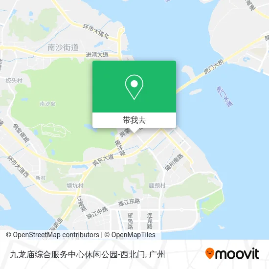 九龙庙综合服务中心休闲公园-西北门地图
