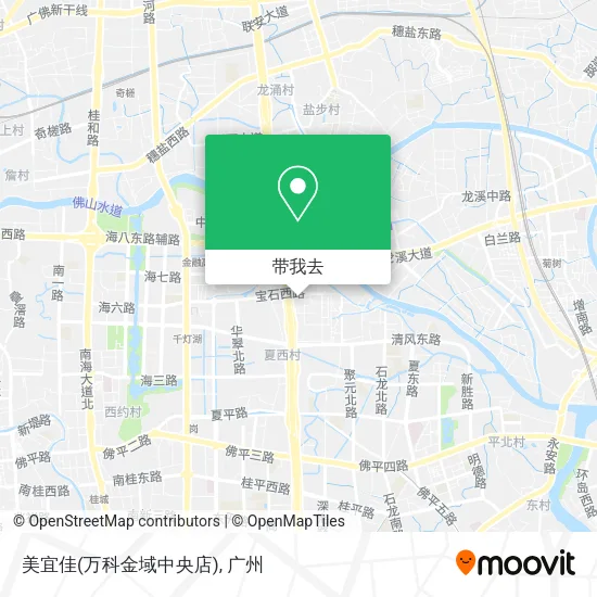美宜佳(万科金域中央店)地图