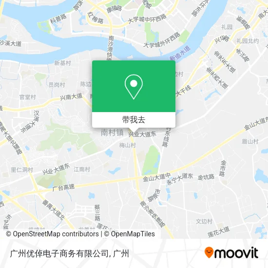 广州优倬电子商务有限公司地图