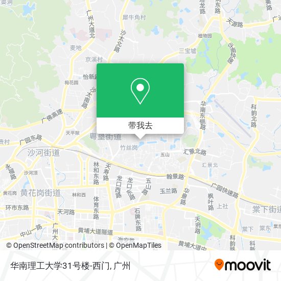 华南理工大学31号楼-西门地图