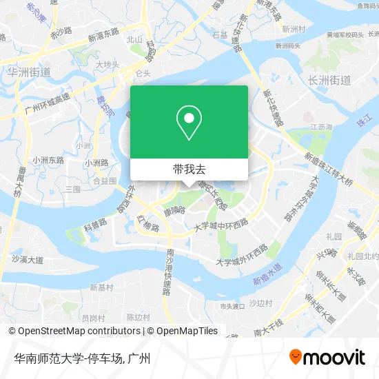 华南师范大学-停车场地图