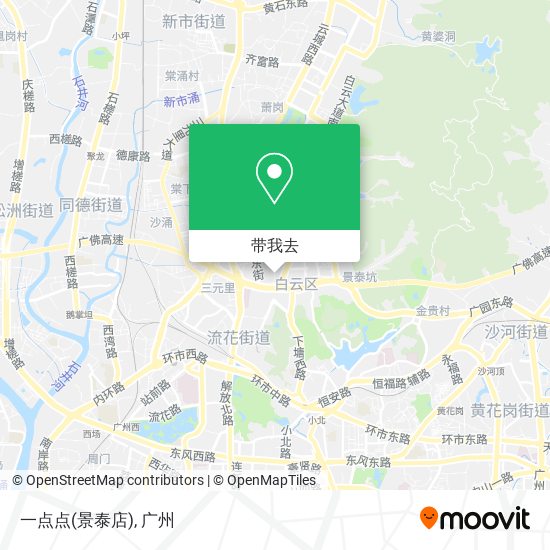 一点点(景泰店)地图