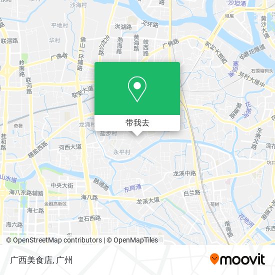 广西美食店地图