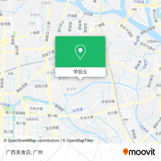 广西美食店地图