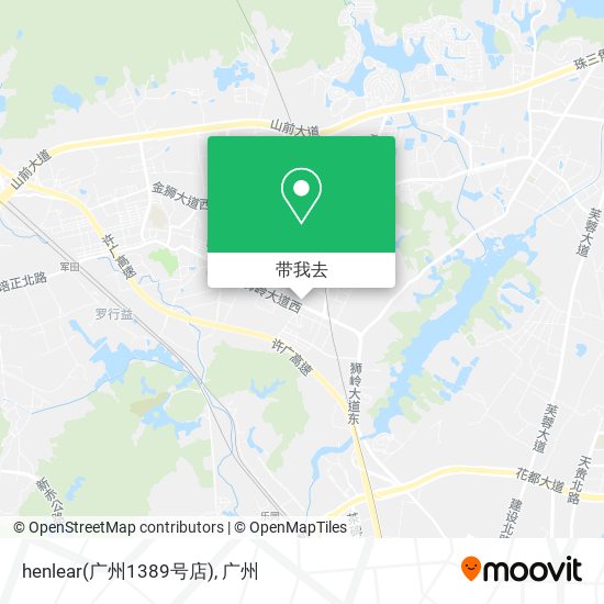 henlear(广州1389号店)地图