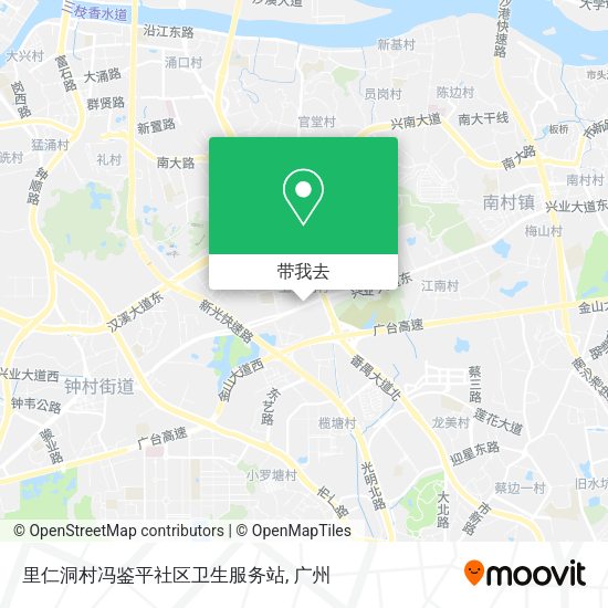里仁洞村冯鉴平社区卫生服务站地图