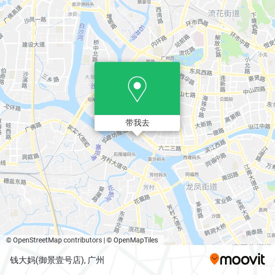 钱大妈(御景壹号店)地图