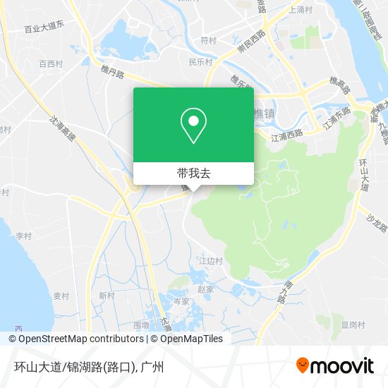 环山大道/锦湖路(路口)地图