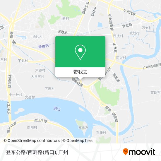登东公路/西畔路(路口)地图