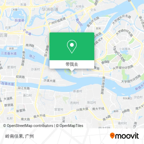 岭南佳果地图