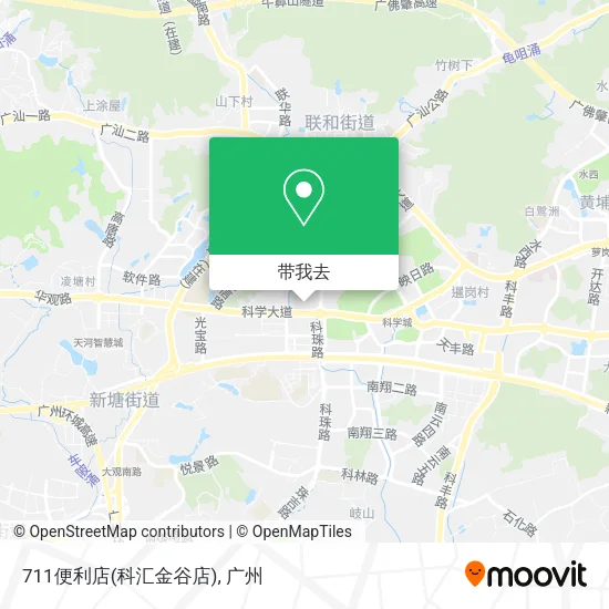 711便利店(科汇金谷店)地图