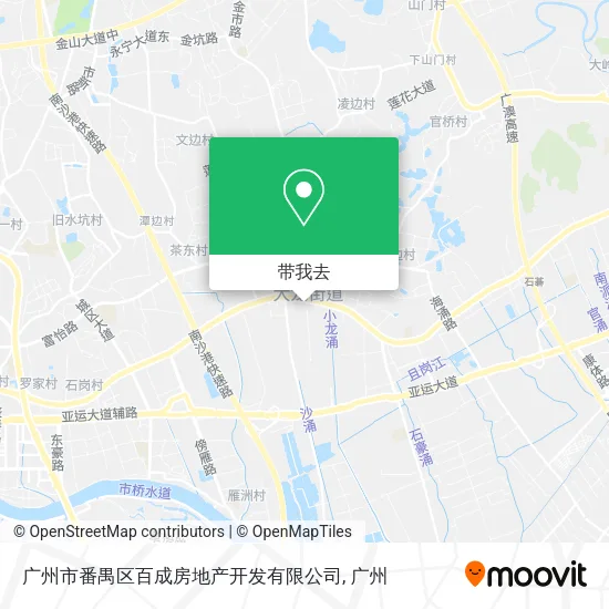 广州市番禺区百成房地产开发有限公司地图