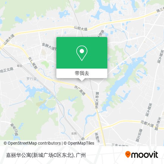 嘉丽华公寓(新城广场C区东北)地图