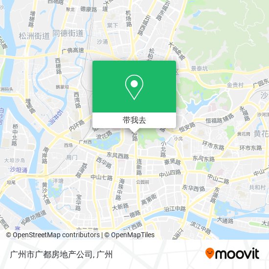 广州市广都房地产公司地图