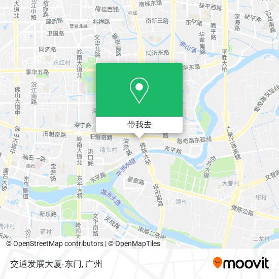 交通发展大厦-东门地图