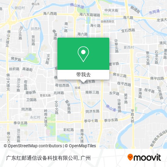 广东红邮通信设备科技有限公司地图