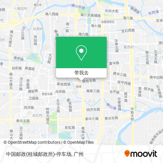 中国邮政(桂城邮政所)-停车场地图