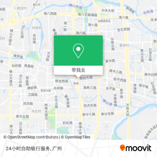 24小时自助银行服务地图