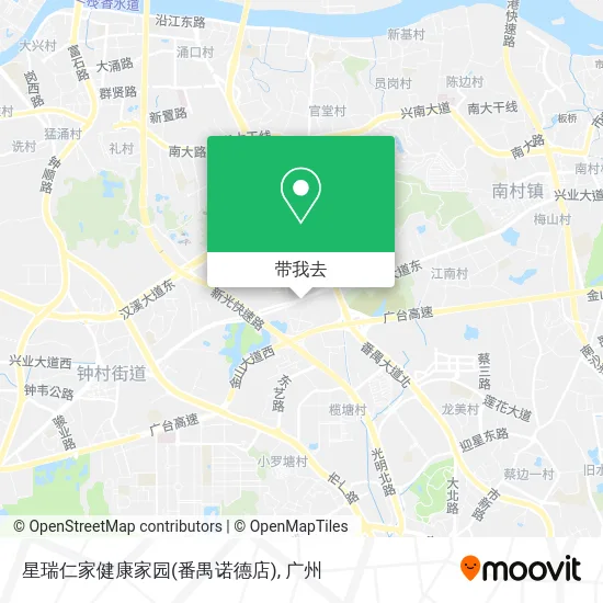 星瑞仁家健康家园(番禺诺德店)地图
