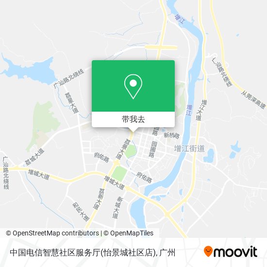 中国电信智慧社区服务厅(怡景城社区店)地图