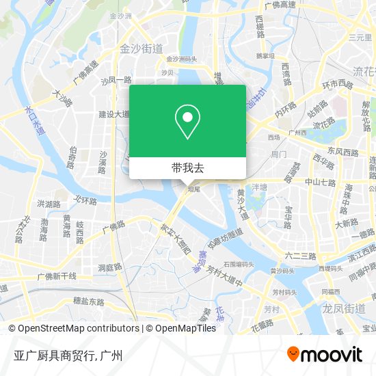 亚广厨具商贸行地图