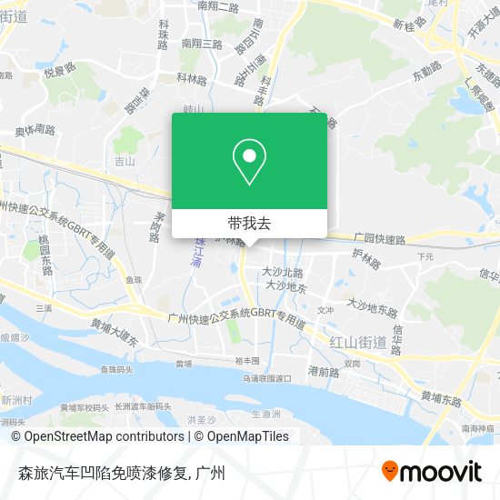 森旅汽车凹陷免喷漆修复地图