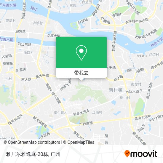 雅居乐雅逸庭-20栋地图