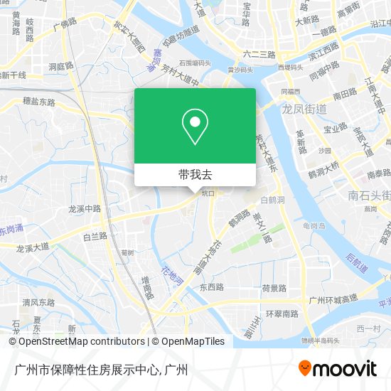 广州市保障性住房展示中心地图