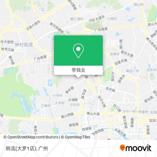 韩流(大罗1店)地图